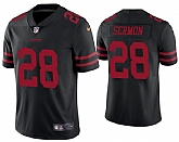 Nike 49ers 28 Trey Sermon Black Vapor Untouchable Limited Jersey Dzhi,baseball caps,new era cap wholesale,wholesale hats
